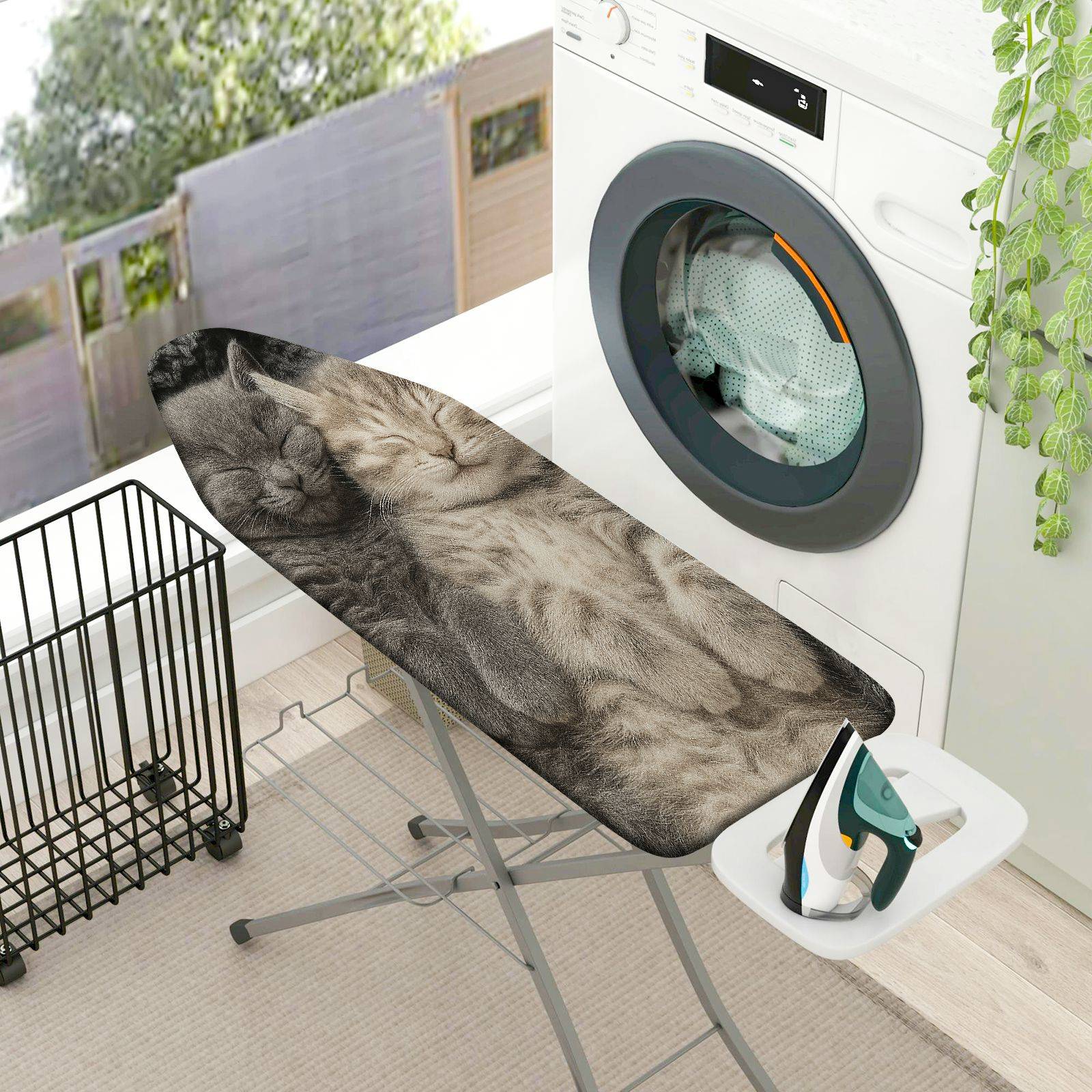1-Piece Cute  Animal Cat  Ironing Board Cover, Universal Size, Without Board