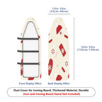 1-Piece Christmas Gloves Snowflake  Ironing Board Cover, Universal Size, Without Board