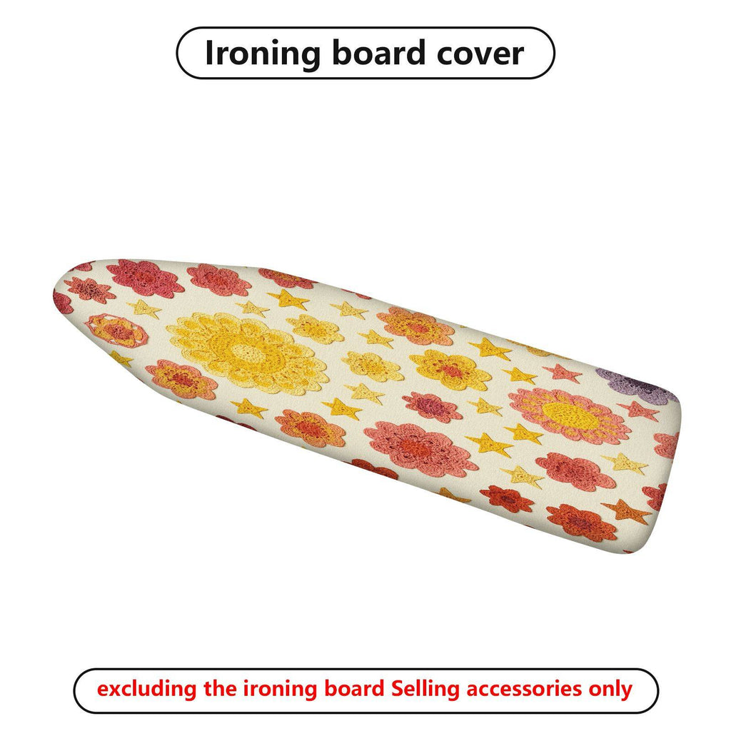 1-Piece Floral Star Colorful  Ironing Board Cover, Universal Size, Without Board