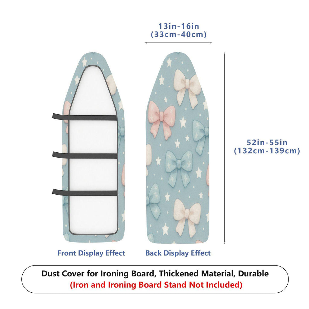 1-Piece Bow Star Polka Dot  Ironing Board Cover, Universal Size, Without Board