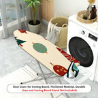 1-Piece Christmas Trees Ornaments Holiday  Ironing Board Cover, Universal Size, Without Board