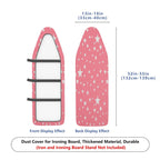 1-Piece Star Pink Elegant  Ironing Board Cover, Universal Size, Without Board