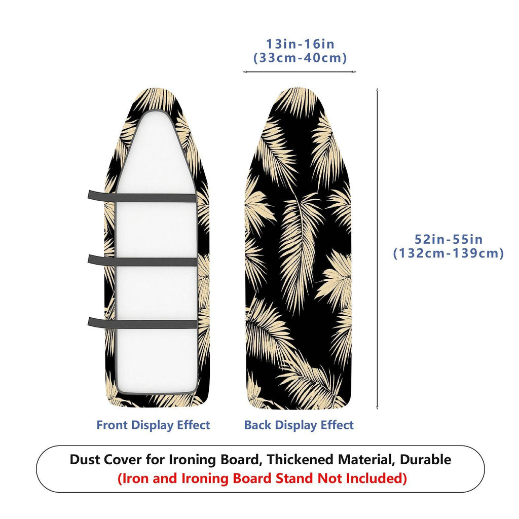 1-Piece Palm Leaf Tropical Exotic  Ironing Board Cover, Universal Size, Without Board