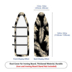 1-Piece Palm Leaf Tropical Exotic  Ironing Board Cover, Universal Size, Without Board