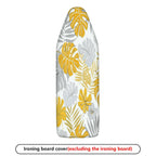 1-Piece Tropical Leaves Floral Greenery  Ironing Board Cover, Universal Size, Without Board