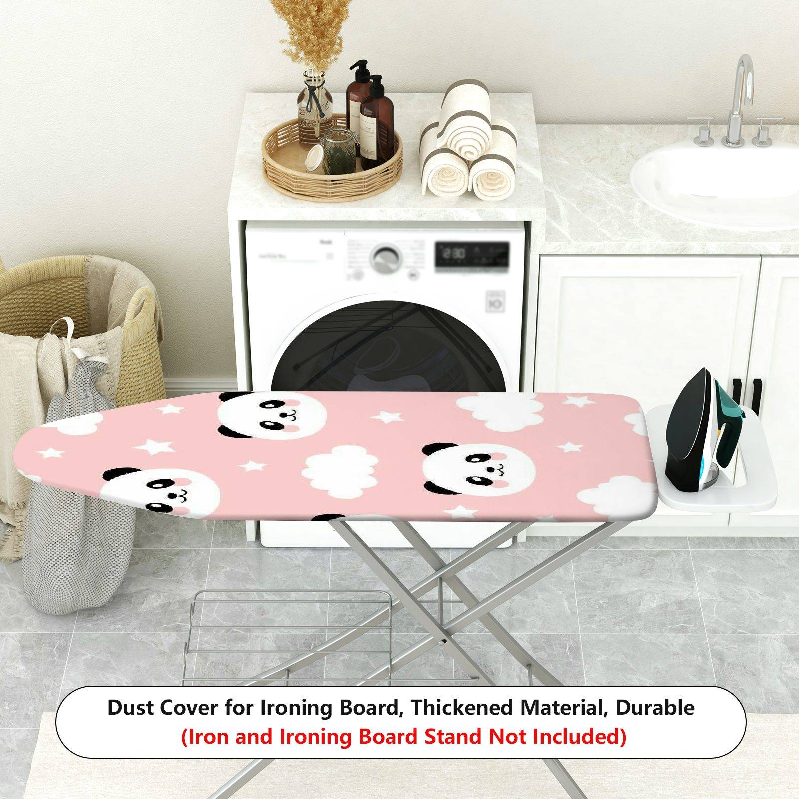 1-Piece Panda Cloud Star  Ironing Board Cover, Universal Size, Without Board