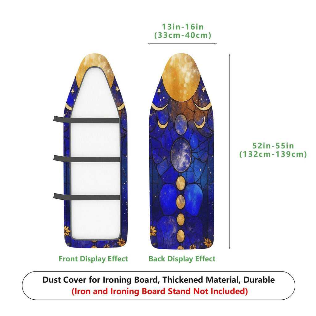 1-Piece Galaxy Stars Moon  Ironing Board Cover, Universal Size, Without Board