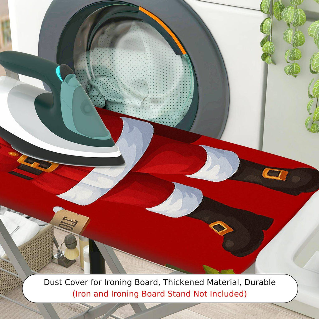 1-Piece Santa Claus Red Festive  Ironing Board Cover, Universal Size, Without Board