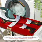 1-Piece Santa Claus Red Festive  Ironing Board Cover, Universal Size, Without Board