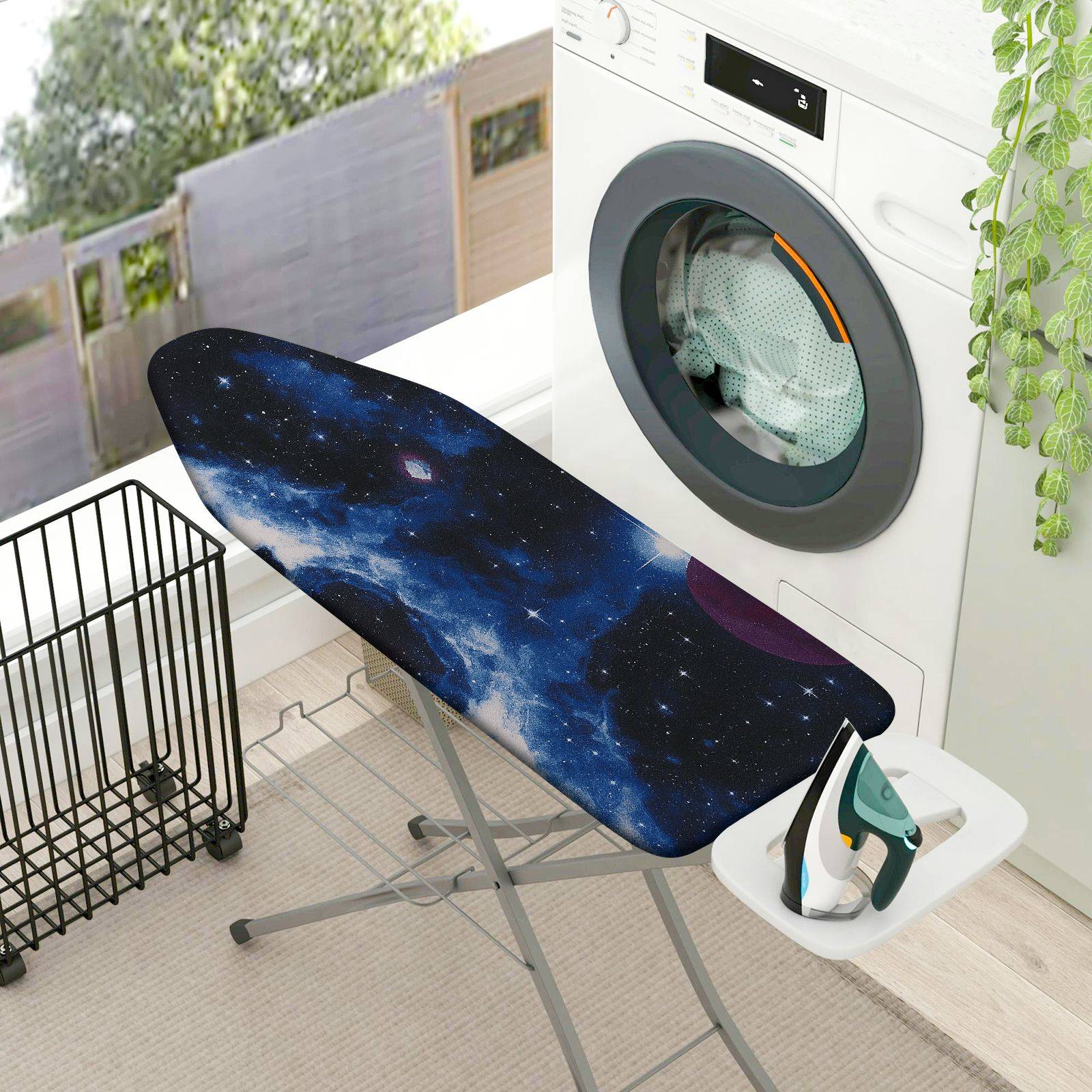 1-Piece Galaxy Space Stars  Ironing Board Cover, Universal Size, Without Board