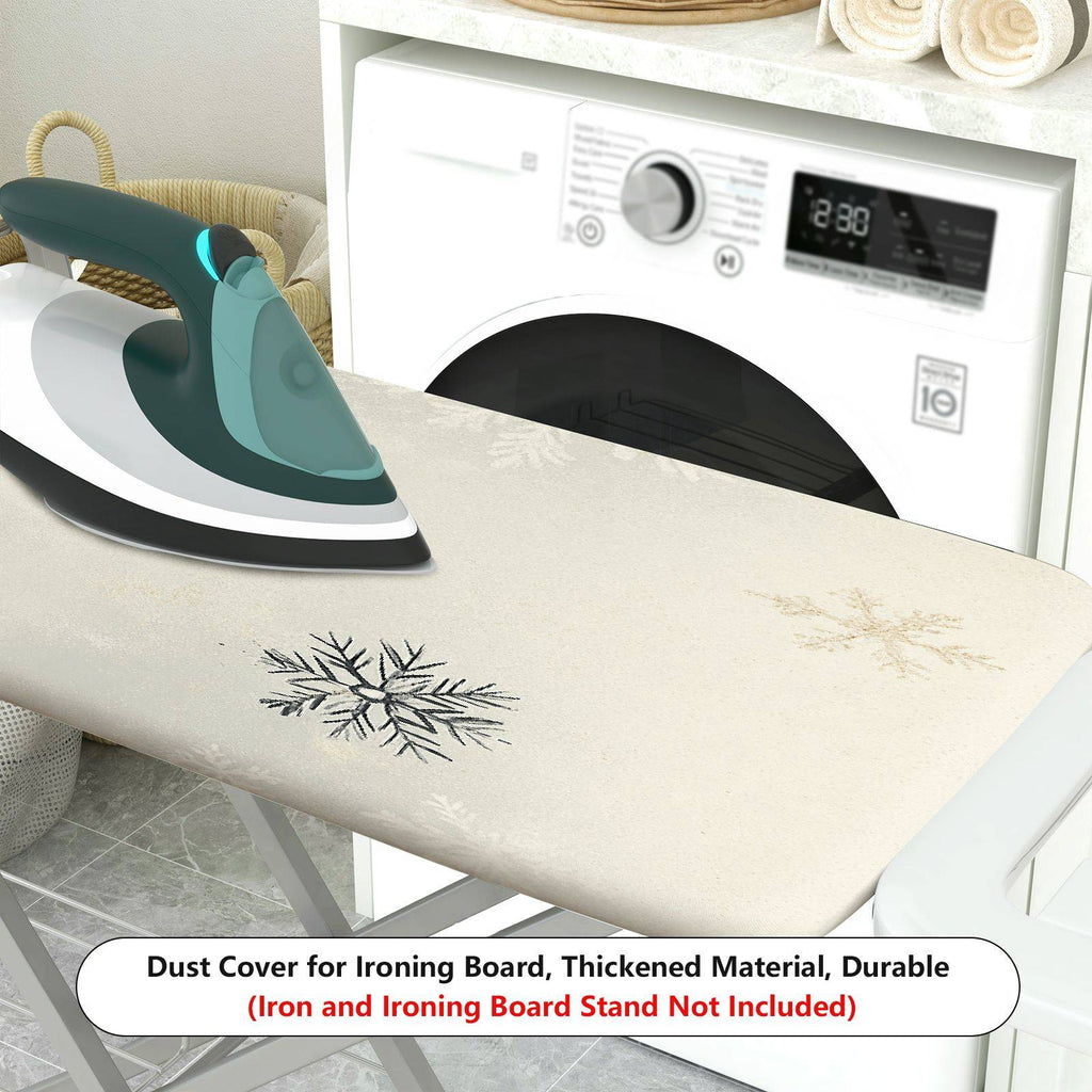 1-Piece Christmas Snowflake Winter  Ironing Board Cover, Universal Size, Without Board