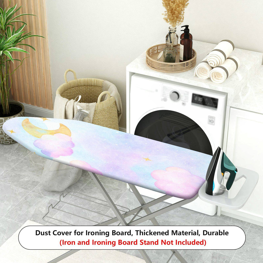 1-Piece Starry Sky Moon Cloud  Ironing Board Cover, Universal Size, Without Board