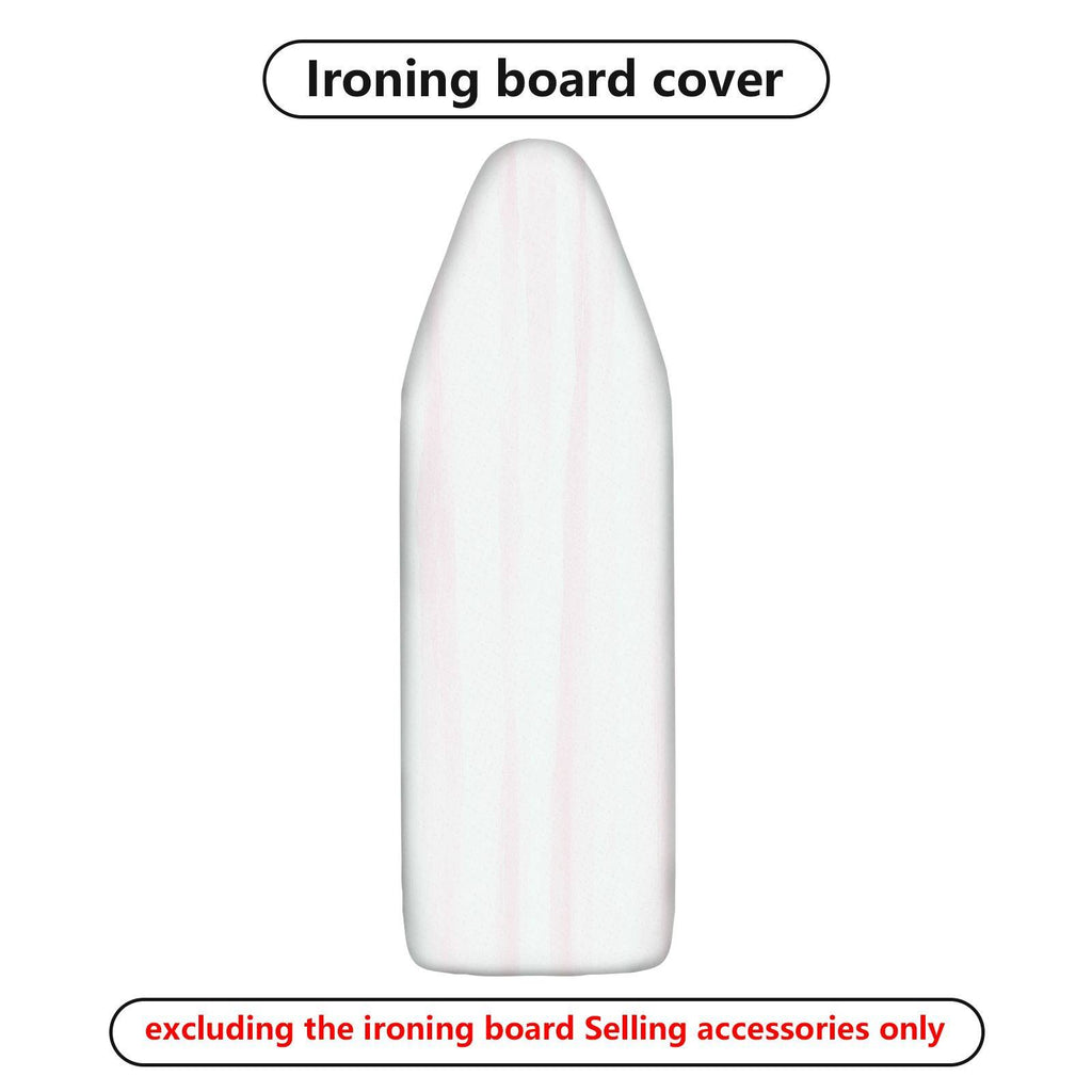 1-Piece White Pink Minimalist Striped  Ironing Board Cover, Universal Size, Without Board