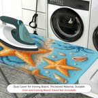 1-Piece Sea Crab Starfish Marine  Ironing Board Cover, Universal Size, Without Board