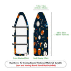 1-Piece Sports Balls Stars  Ironing Board Cover, Universal Size, Without Board