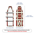 1-Piece Christmas Tree Button Heart  Ironing Board Cover, Universal Size, Without Board