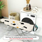 1-Piece Black Cat Pumpkin Halloween  Ironing Board Cover, Universal Size, Without Board