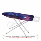 1-Piece Starry Wolf Universe Woodland  Ironing Board Cover, Universal Size, Without Board