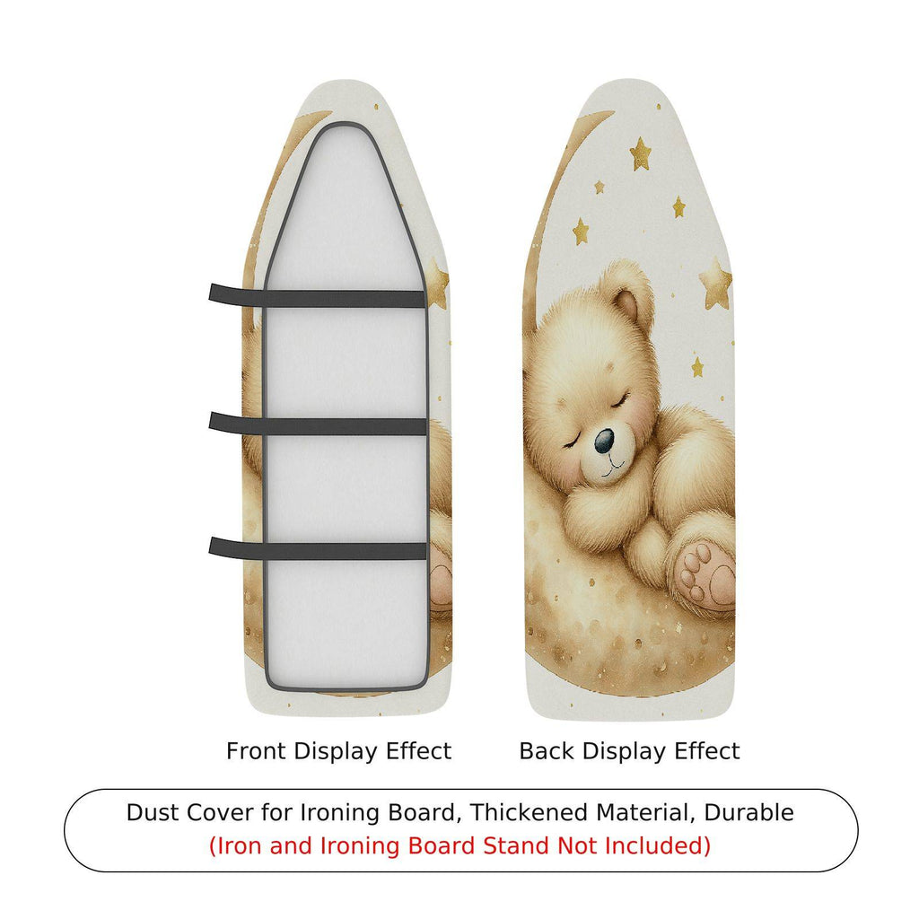 1-Piece Bear Sleeping Starry  Ironing Board Cover, Universal Size, Without Board