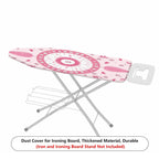 1-Piece Pink Floral Mandala Dreamcatcher  Ironing Board Cover, Universal Size, Without Board