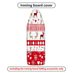 1-Piece Reindeer Snowflake Heart  Ironing Board Cover, Universal Size, Without Board