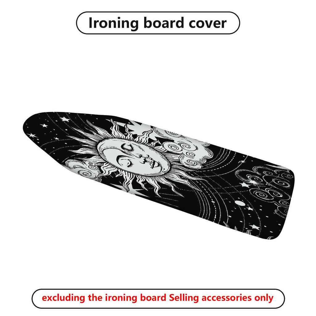 1-Piece Sun Moon Star  Ironing Board Cover, Universal Size, Without Board