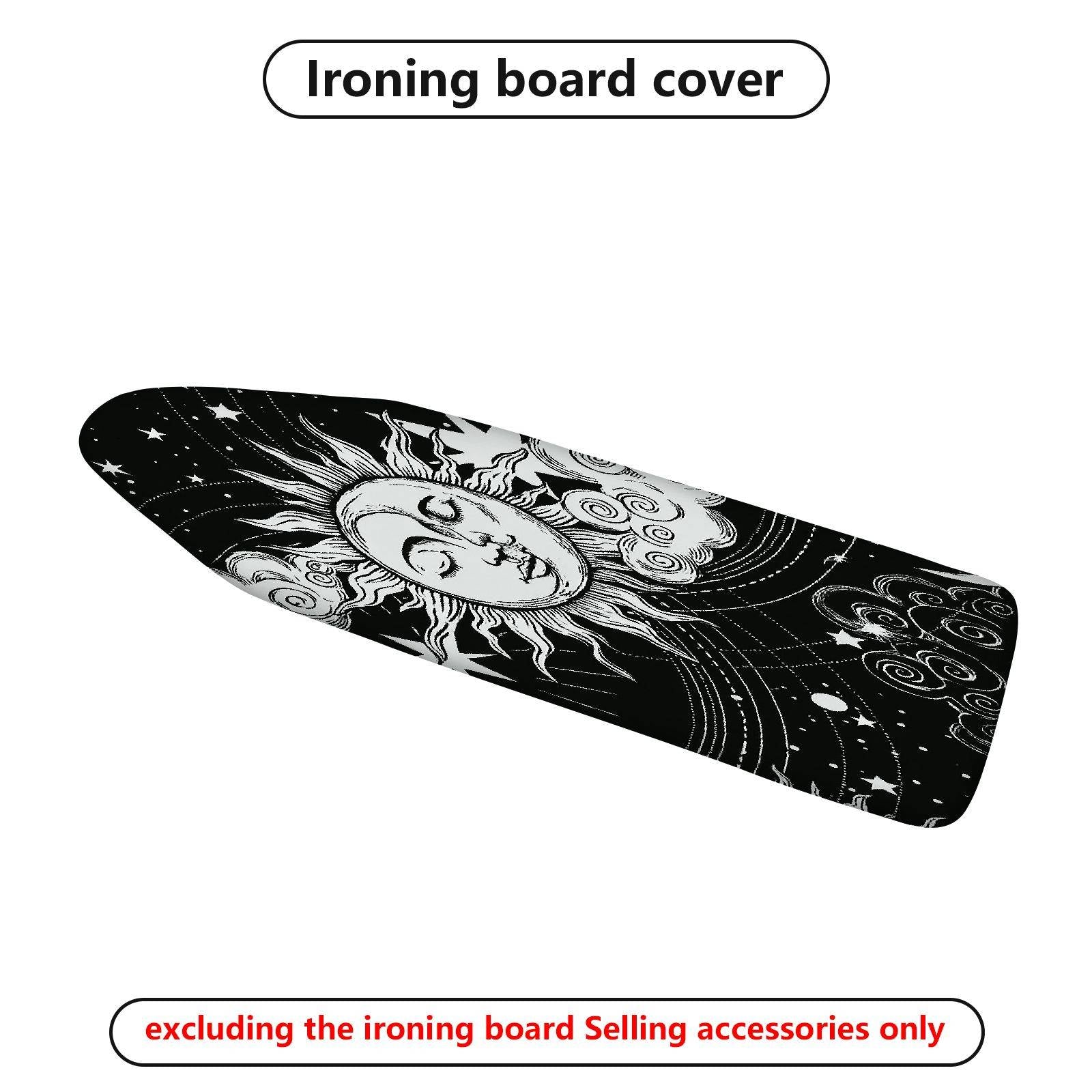 1-Piece Sun Moon Star  Ironing Board Cover, Universal Size, Without Board