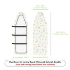 1-Piece Floral Leaf Star  Ironing Board Cover, Universal Size, Without Board