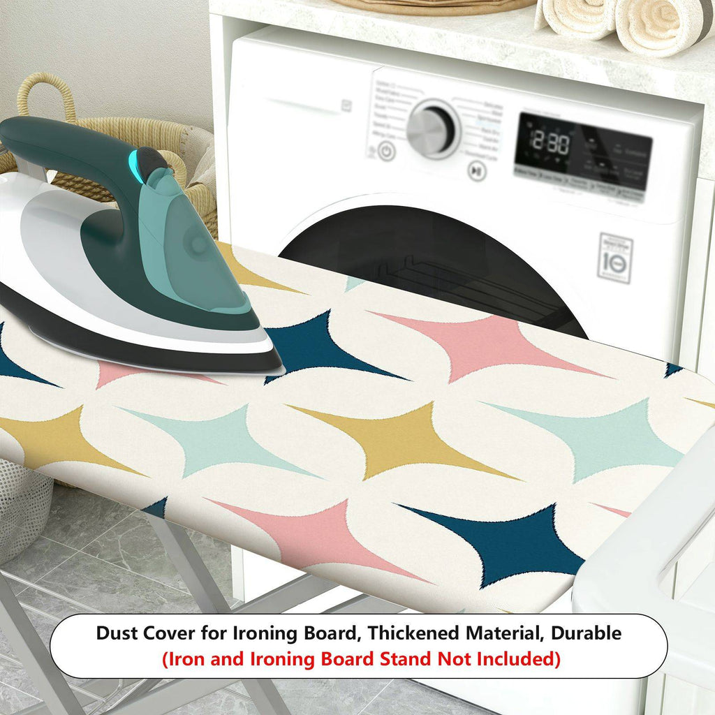 1-Piece Geometric Pattern Colorful Star Artistic  Ironing Board Cover, Universal Size, Without Board