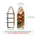1-Piece Santa Claus Reindeer Sleigh  Ironing Board Cover, Universal Size, Without Board