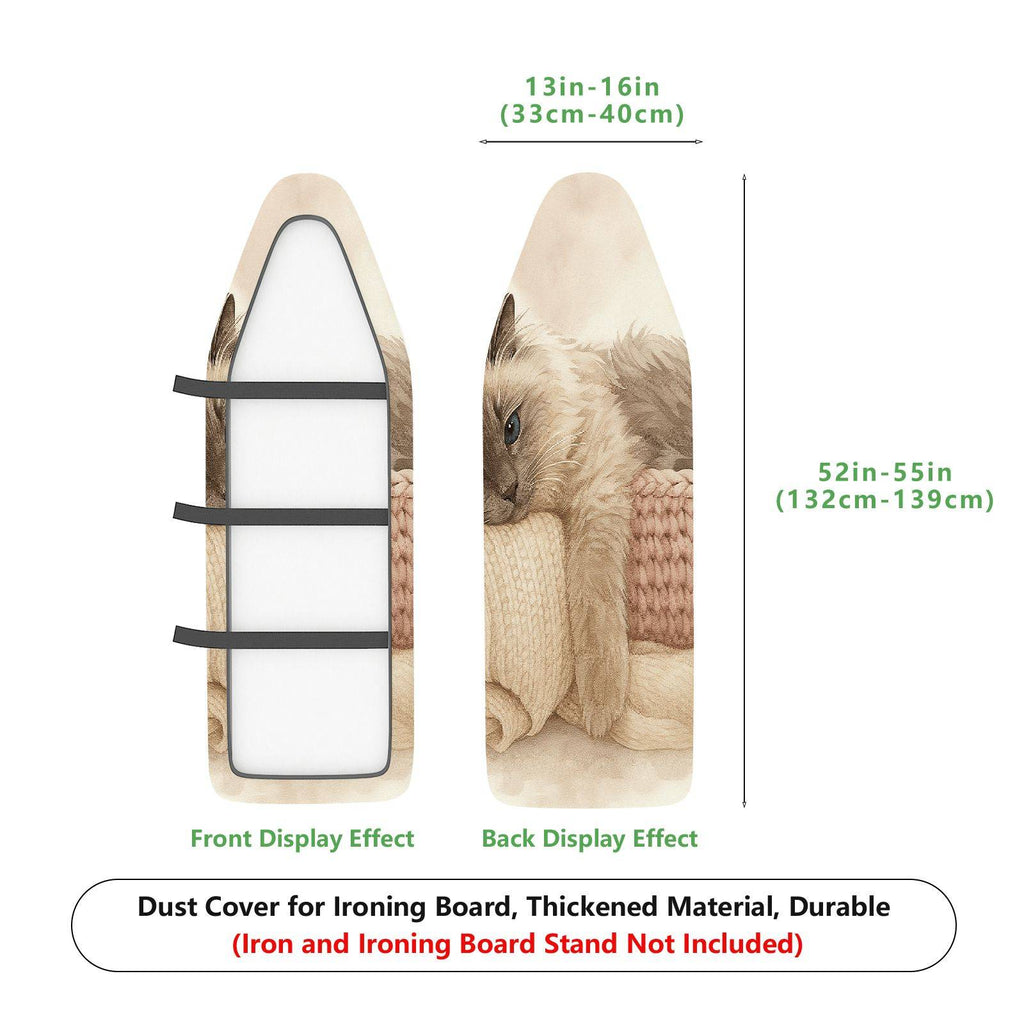 1-Piece Cat Fur Blanket  Ironing Board Cover, Universal Size, Without Board