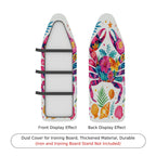 1-Piece Tropical Floral Crab  Ironing Board Cover, Universal Size, Without Board