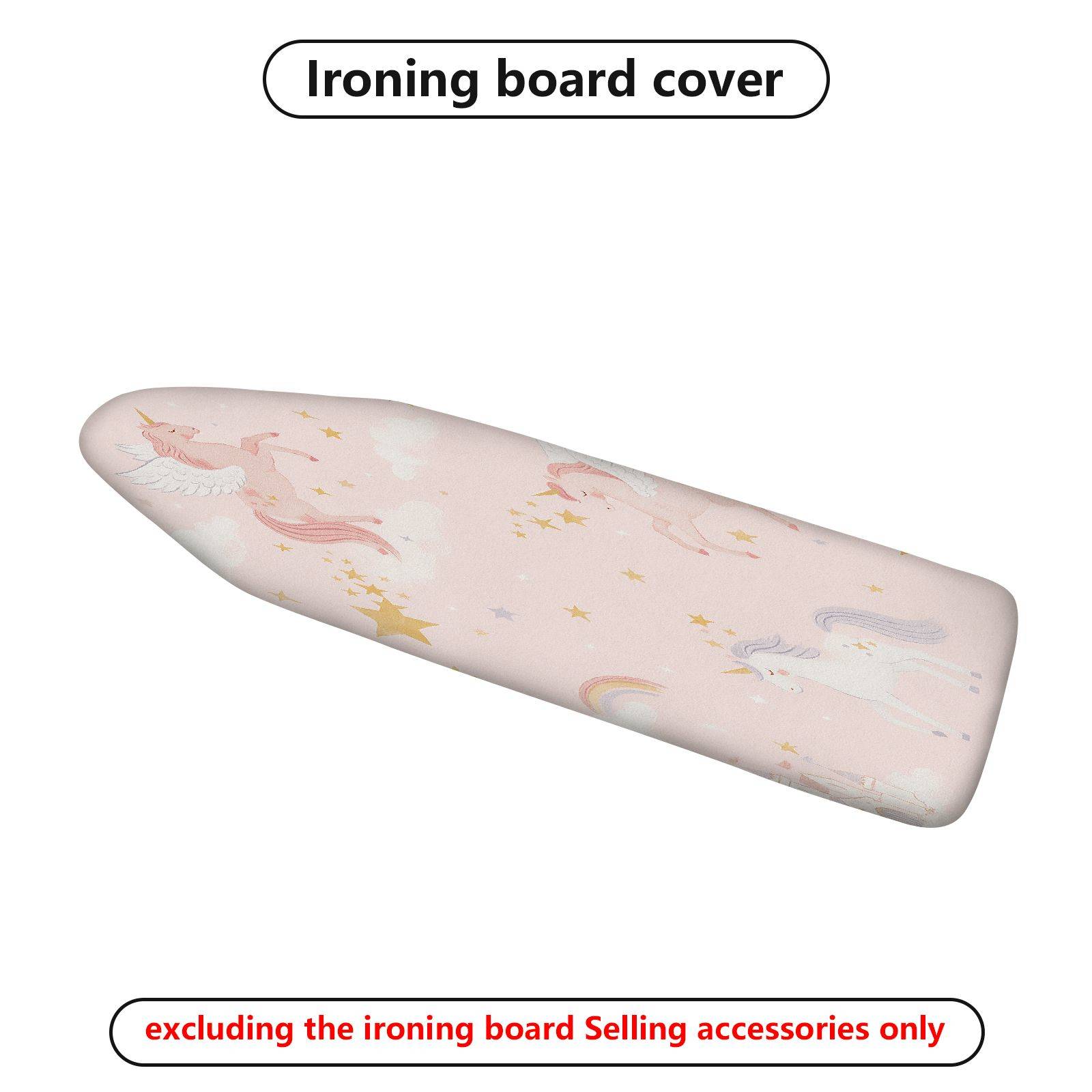 1-Piece Unicorn Cloud Star  Ironing Board Cover, Universal Size, Without Board