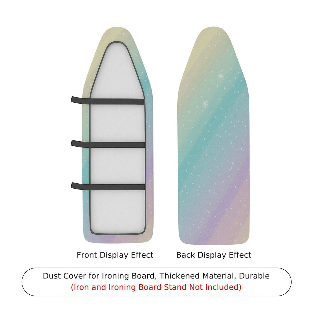 1-Piece Aurora Starry Pastel  Ironing Board Cover, Universal Size, Without Board
