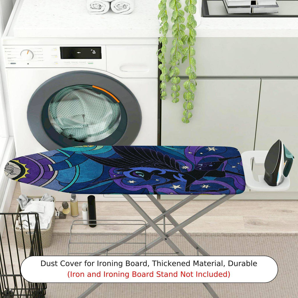 1-Piece Blue Moon Stars Night  Ironing Board Cover, Universal Size, Without Board