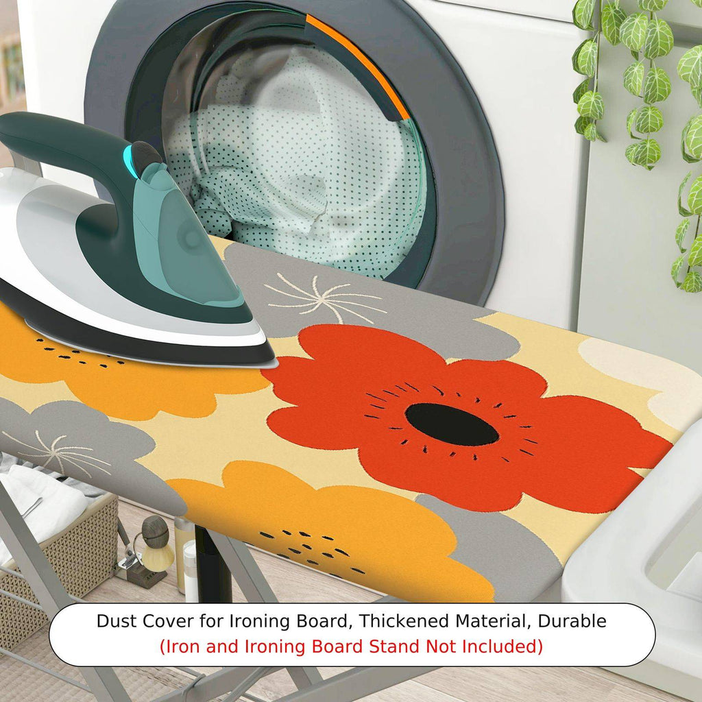 1-Piece Floral Vintage Retro  Ironing Board Cover, Universal Size, Without Board