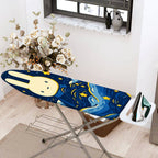 1-Piece Rabbit Starry Night Blue  Ironing Board Cover, Universal Size, Without Board