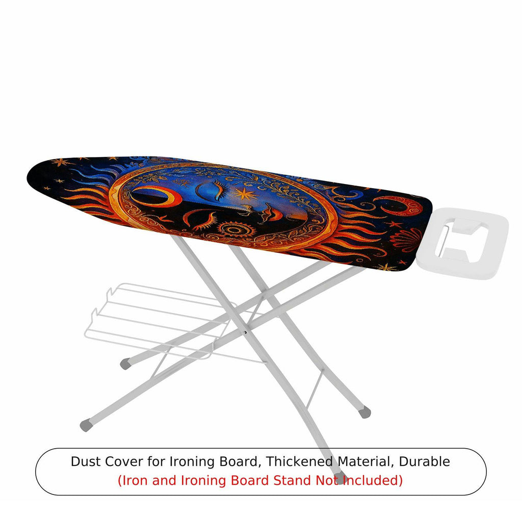 1-Piece Sun Moon Stars Astrology  Ironing Board Cover, Universal Size, Without Board