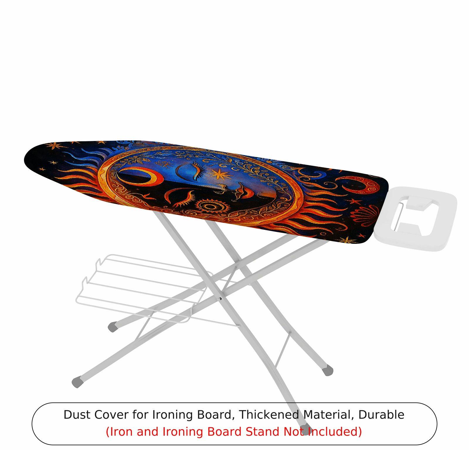 1-Piece Sun Moon Stars Astrology  Ironing Board Cover, Universal Size, Without Board