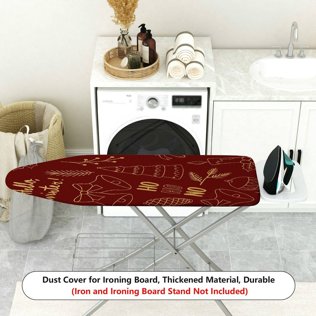 1-Piece Christmas Holiday Winter  Ironing Board Cover, Universal Size, Without Board