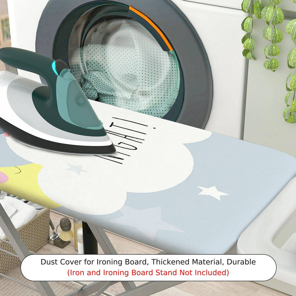 1-Piece Owl Night Star  Ironing Board Cover, Universal Size, Without Board