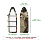 1-Piece Artistic Animal Vintage  Ironing Board Cover, Universal Size, Without Board