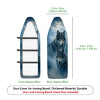 1-Piece Wolf Nature Animal  Ironing Board Cover, Universal Size, Without Board