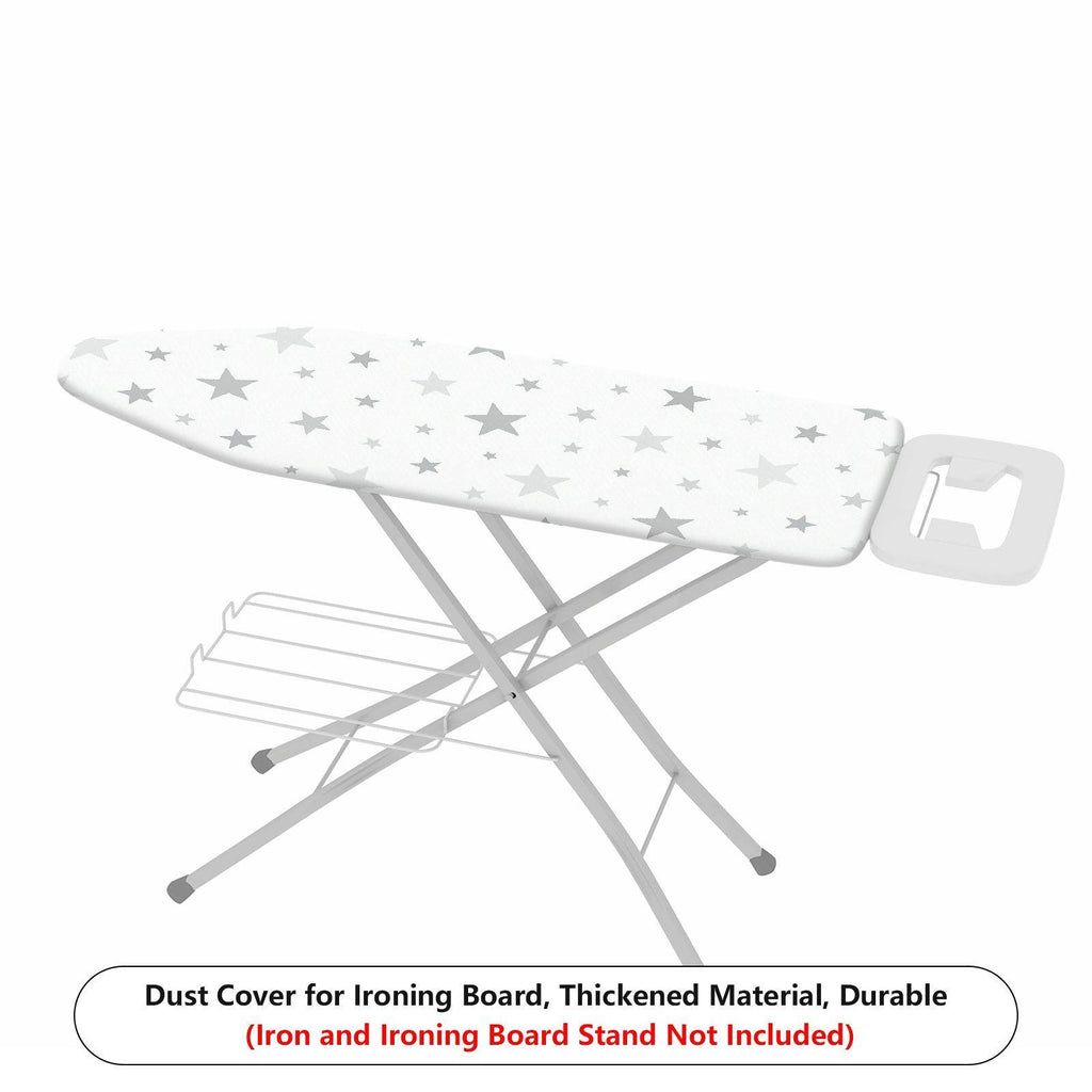 1-Piece Star Pattern Grey Starry Night  Ironing Board Cover, Universal Size, Without Board