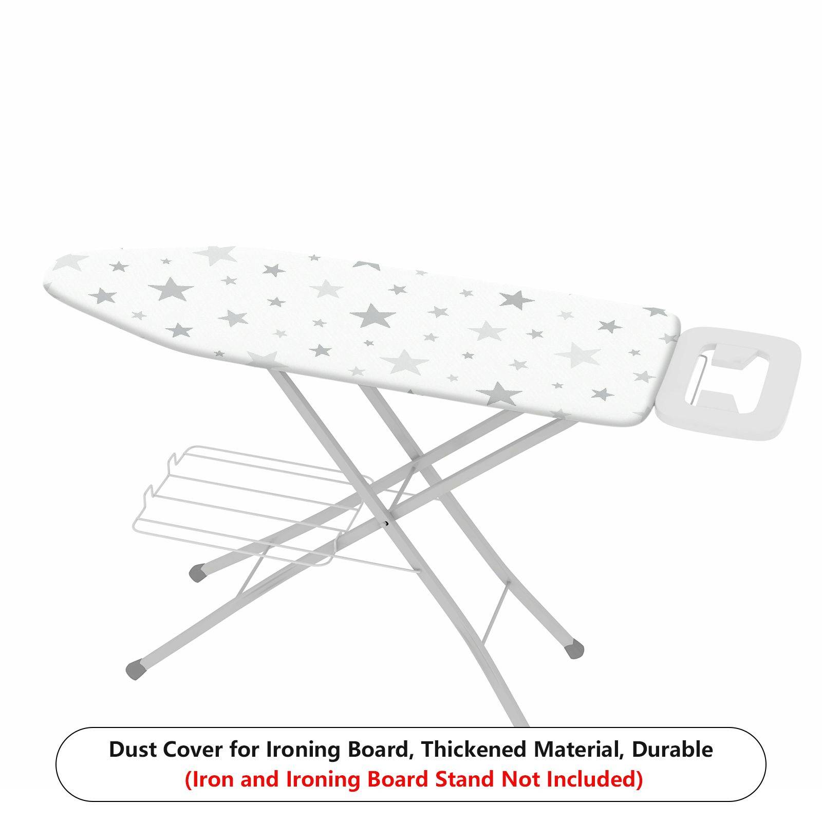 1-Piece Star Pattern Grey Starry Night  Ironing Board Cover, Universal Size, Without Board