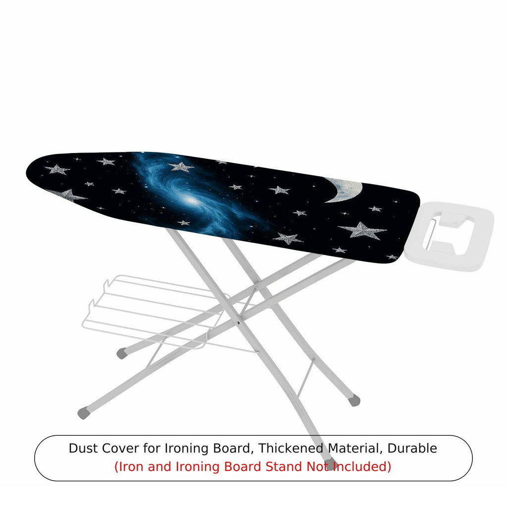 1-Piece Galaxy Moon Stars  Ironing Board Cover, Universal Size, Without Board