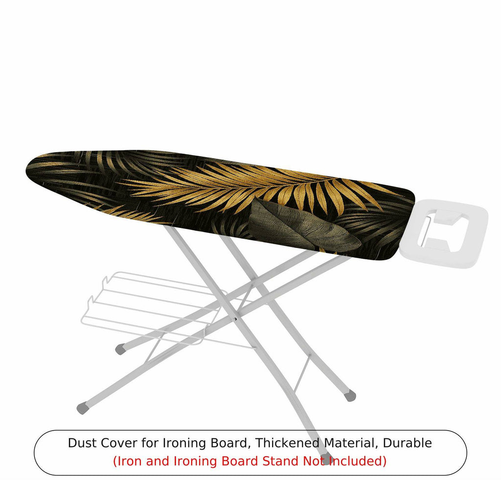 1-Piece Tropical Leaf Exotic Jungle  Ironing Board Cover, Universal Size, Without Board
