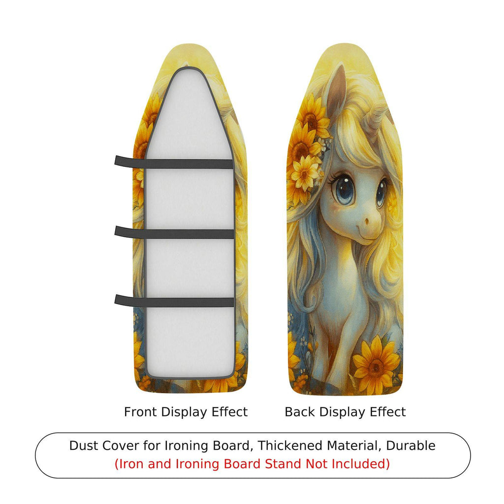 1-Piece Unicorn Sunflower Animal  Ironing Board Cover, Universal Size, Without Board