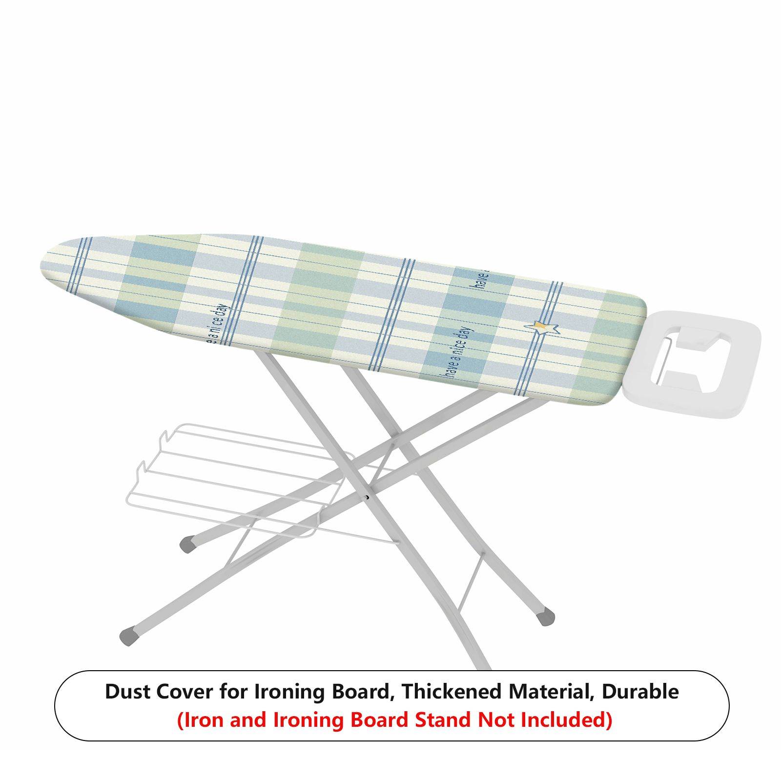 1-Piece Plaid Check Star  Ironing Board Cover, Universal Size, Without Board