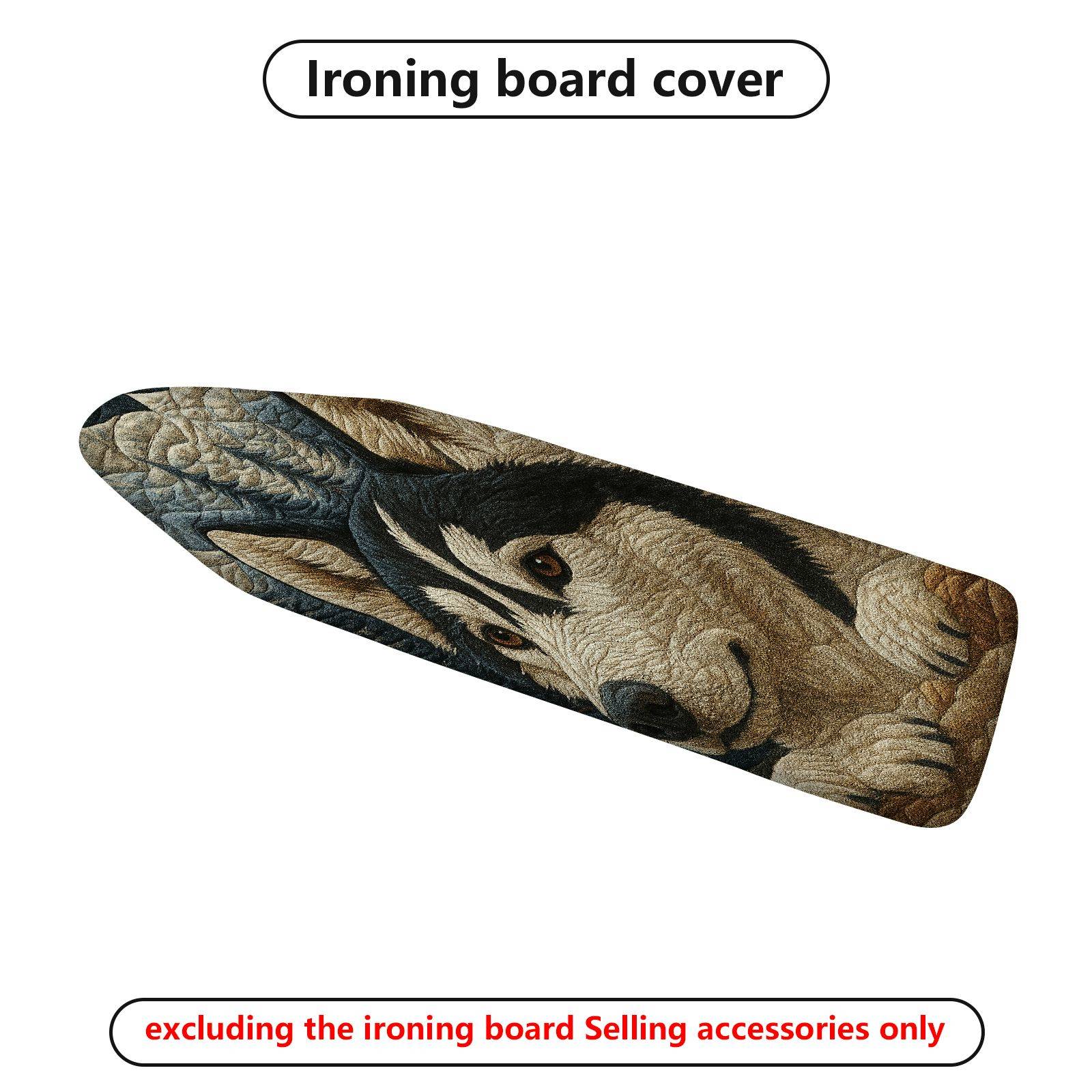 1-Piece Husky Dog Animal Pet  Ironing Board Cover, Universal Size, Without Board